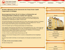 Tablet Screenshot of hausverwaltung-fischer.com